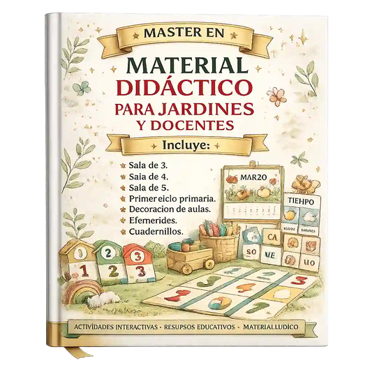 MASTER EN MATERIAL DIDÁCTICO PARA JARDINES Y DOCENTES